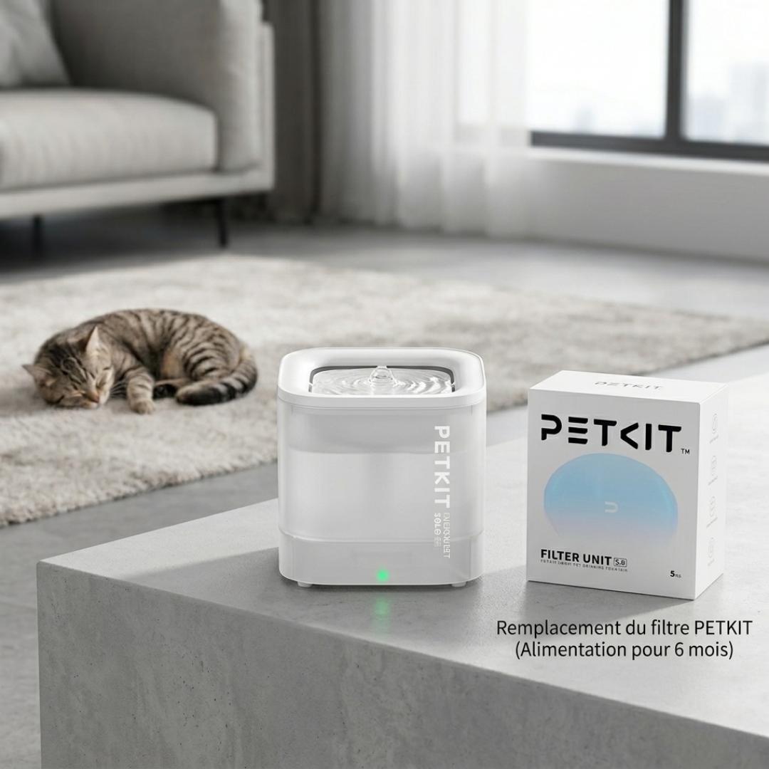 Fontaine d’Eau Intelligente PETKIT EVERSWEET SOLO SE – Ultra Silencieuse & Filtration 3.0